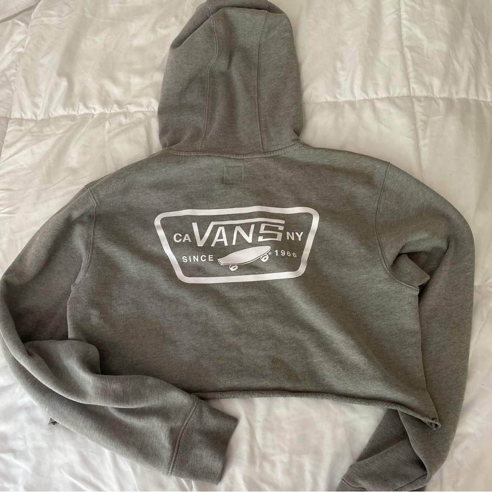 VANS OFF THE WALL CROPPED HOODIE